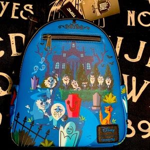 Disney Haunted Mansion mini backpack hot topic new with tags loungefly
